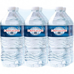 CRISTALINE - Eau de source plate - 6 x 1 l Sonico.fr