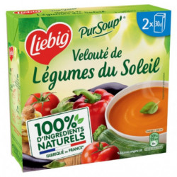 LIEBIG - Pursoup Velouté De Légumes Du Soleil - paquet de 2 briques de 30 cl Sonico.fr