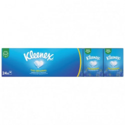 KLEENEX - Original Mouchoirs étuis minis doux et résistants - paquet de 24 étuis Sonico.fr