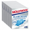 HOLLYWOOD - Blancheur Chewing-gum à la menthe polaire sans sucres - blistaer de 5 boîtes de 10 dragées - 70 g Sonico.fr
