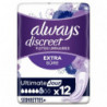 ALWAYS - Ultimate Jour Discreet Extra Sure Serviette Incontinence - paquet de 12 Serviettes Sonico.fr