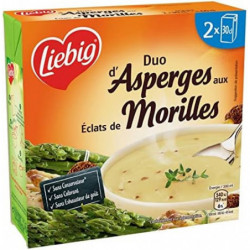 LIEBIG - Les Gourmandes Duo D'Asperges Aux Éclats De Morilles - pack de 2x30 cl Sonico.fr