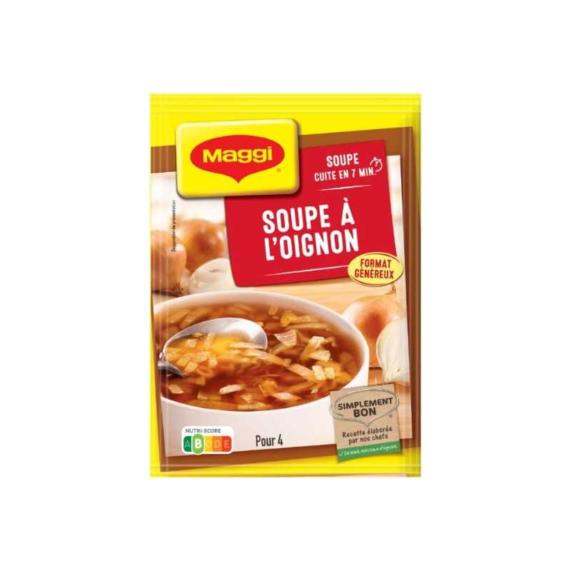 MAGGI - Soupe déshydratée à l'oignon - sachet de 61 g Sonico.fr