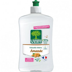L'ARBRE VERT - Liquide Vaisselle Mains Amande - flacon de 500 ml Sonico.fr