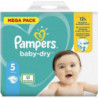 PAMPERS - Baby-Dry Taille 5 (11-16kg) - Couches Bébé - paquet de 76 couches Sonico.fr