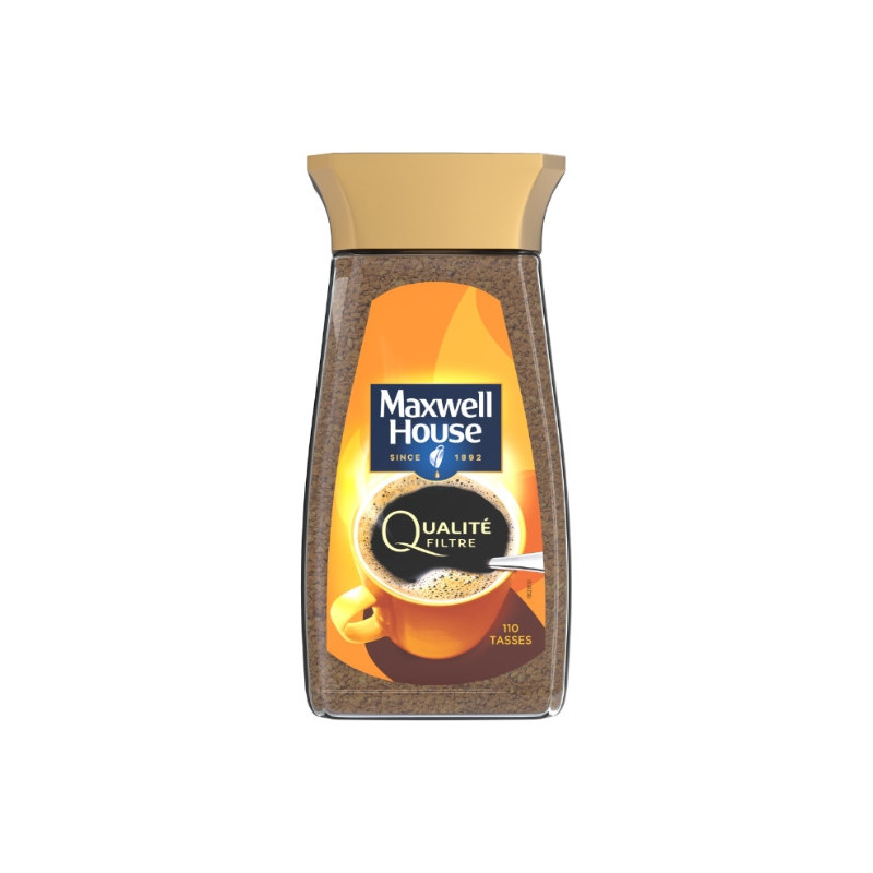 MAXWELL HOUSE - Qualité filtre Café soluble - bocal de 200 g Sonico.fr