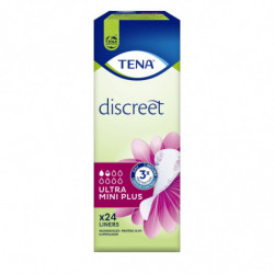 TENA - Discreet Protèges-slip fuites urinaires ultra mini plus - 24 protèges-slip Sonico.fr