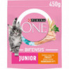 PURINA ONE - Croquettes pour chat Junior au Poulet - sac de 450 g Sonico.fr