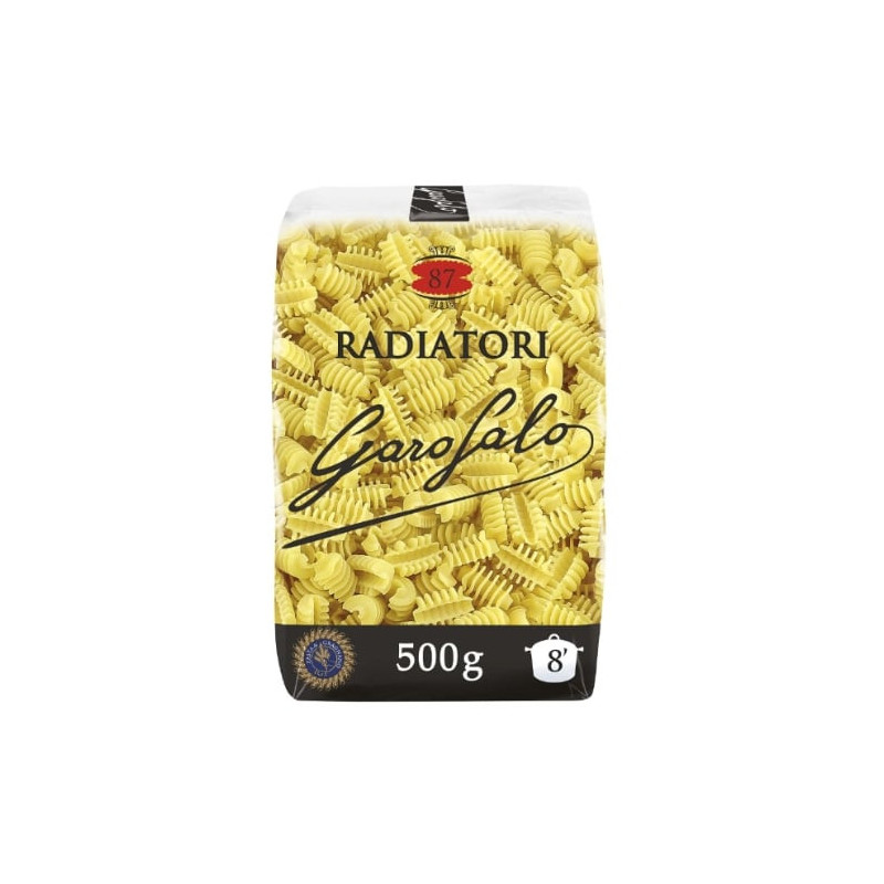 GAROFALO - Pâtes radiatori n°87 - paquet de 500 g Sonico.fr