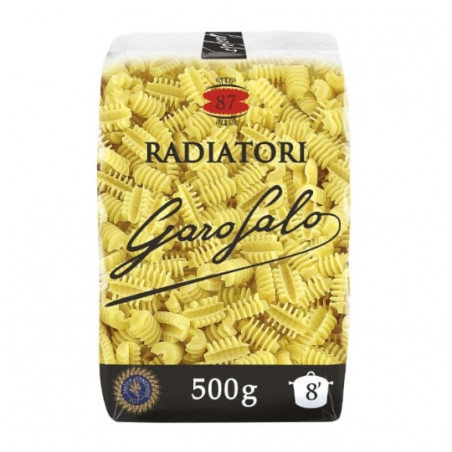 GAROFALO - Pâtes radiatori n°87 - paquet de 500 g Sonico.fr