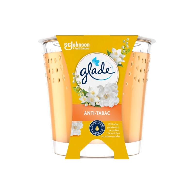 GLADE - Bougie anti-tabac - 1 bougie Sonico.fr