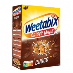 WEETABIX - Céréales Minis Choco - paquet de 600 g  Sonico.fr