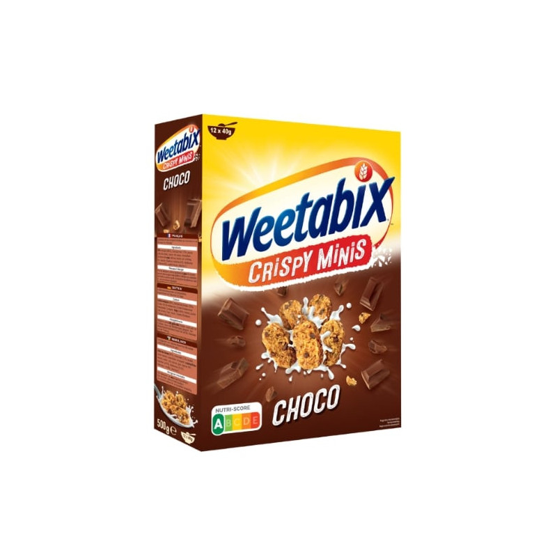 WEETABIX - Céréales Minis Choco - paquet de 600 g  Sonico.fr
