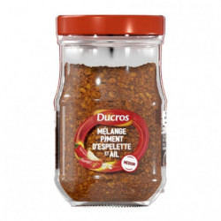 DUCROS - Piment d'Espelette et Ail roti Intensité medium - pot de 46 g Sonico.fr