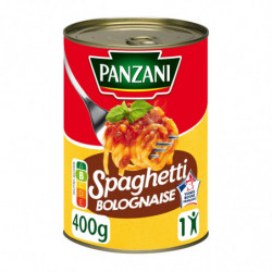 PANZANI - Spaghetti Bolognaise - Boîte De 400 g Sonico.fr