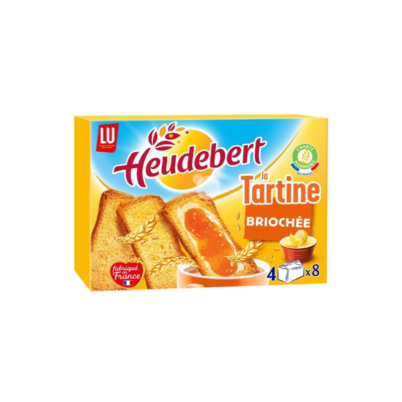 LU HEUDEBERT - Tartine Briochée - boite de 320 g Sonico.fr