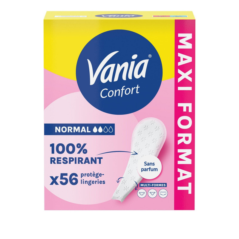 VANIA - Kotydia Flexiform Sans parfum - boîte de 56 protèges-slips Sonico.fr
