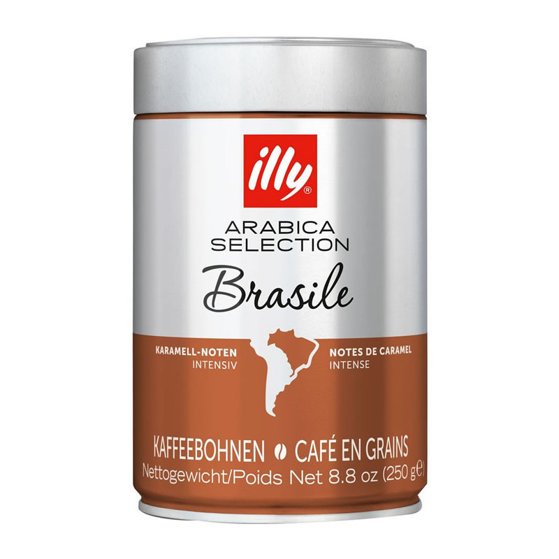 ILLY - Brasile Café en grains du Brésil - Boite de 250 g Sonico.fr