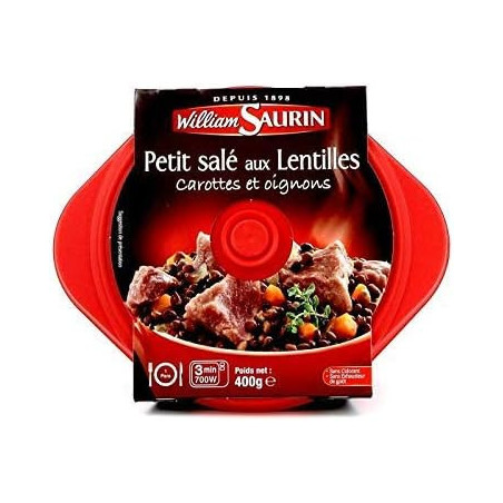 WILLIAM SAURIN - Petit Salé Aux Lentilles - Cocotte de 400 g Sonico.fr