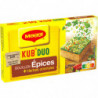 MAGGI - KUB DUO Epices et Herbes Orientales - 10 bâtonnets - 105 g Sonico.fr