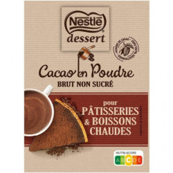 NESTLE DESSERT - Cacao en poudre non sucré - boite de 250 g Sonico.fr