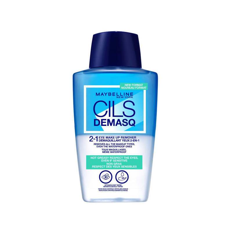 MAYBELLINE - Démaquillant Cils Démasq 2en1 waterproof - flacon de 150 ml Sonico.fr