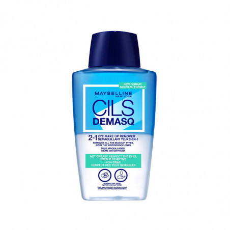 MAYBELLINE - Démaquillant Cils Démasq 2en1 waterproof - flacon de 150 ml Sonico.fr