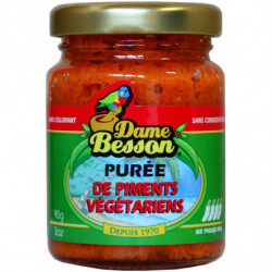 DAME BESSON - Purée de Piments végétariens - pot de 90 g Sonico.fr