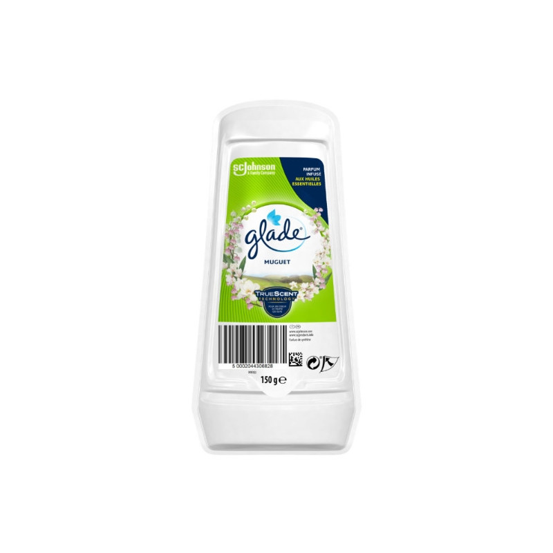 GLADE BY BRISE - Gel Désodorisant Muguet - Désodorisants - Bloc de 150 g Sonico.fr