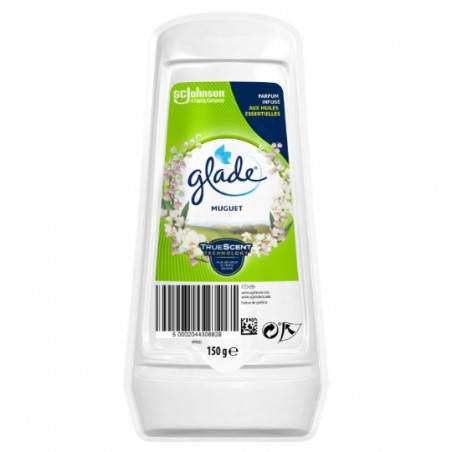 GLADE BY BRISE - Gel Désodorisant Muguet - Désodorisants - Bloc de 150 g Sonico.fr