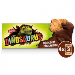 LOTUS - Dinosaurus Biscuits nappés au Chocolat noir - boite de 225 g Sonico.fr