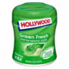 HOLLYWOOD - Green fresh Chewing-gum à la Menthe verte 60 dragées - boîte de 87 g Sonico.fr