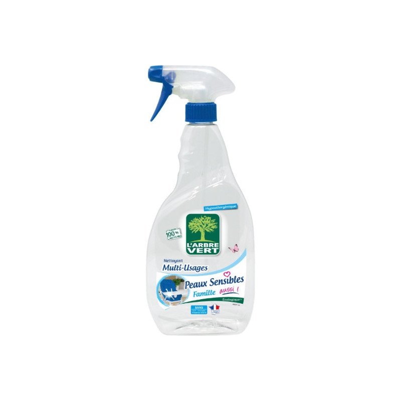 L'ARBRE VERT - Spray Multi-Usage Peaux Sensibles - 740 ml Sonico.fr