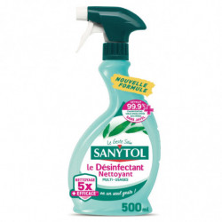 SANYTOL - Désinfectant multi-usage eucalyptus - le pistolet 500 ml Sonico.fr