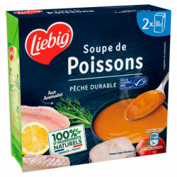 LIEBIG - Soupe De Poissons Msc  - pack de 2 x 30 cl Sonico.fr