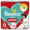 PAMPERS - Couches Baby-Dry Pants Taille 6 - paquet de 20 couches Sonico.fr