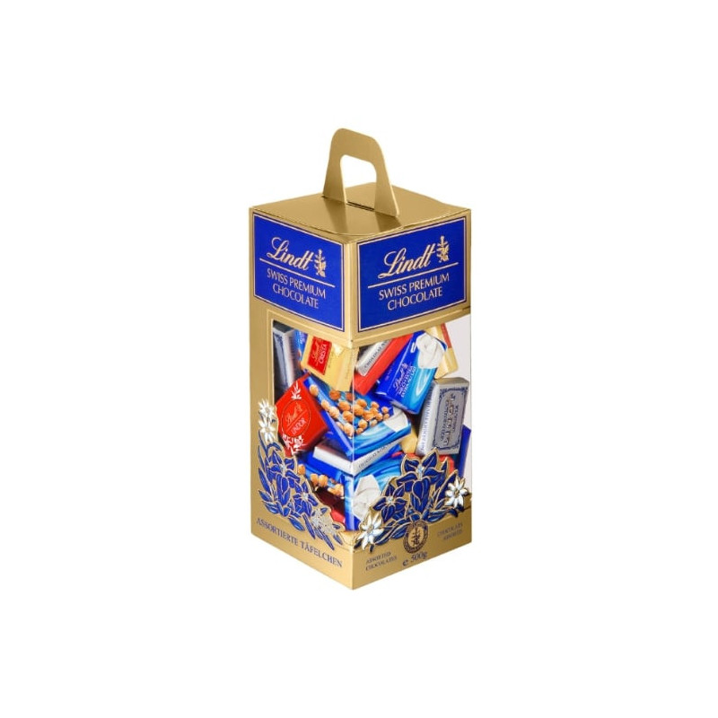 LINDT - Chocolats Suisse assortis - Boite Or de 500 g Sonico.fr