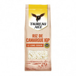TAUREAU AILE - Riz Long Grain IGP Camargue - paquet de 500 g Sonico.fr