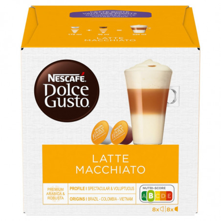 NESCAFE - Dolce Gusto LATTE MACCHIATO - paquet de 16 dosettes Sonico.fr