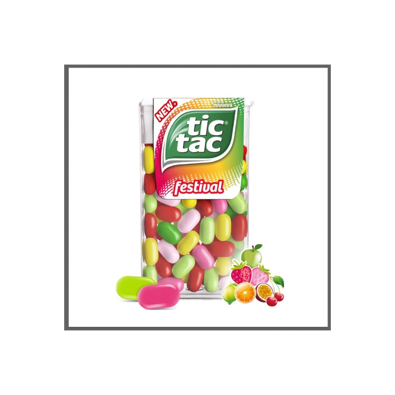 TIC TAC - Bonbons Festival - boite de 54 g Sonico.fr