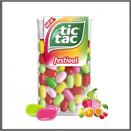 TIC TAC - Bonbons Festival - boite de 54 g Sonico.fr