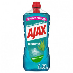 AJAX - Eucalyptus Nettoyant Ménager Sol Multi-Usage Fraîcheur Et Propreté - 1,25 L Sonico.fr