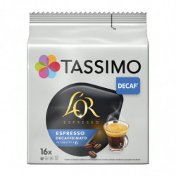 TASSIMO - L'Or Espresso Decaffeinato - boite de 16 Dosettes de café Sonico.fr