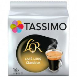 TASSIMO - L'OR café Long Classique Compatibles Tassimo - paquet de 16 dosettes Sonico.fr