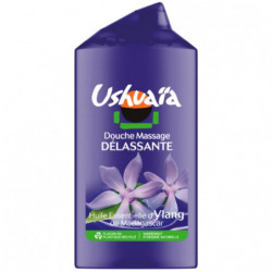 USHUAIA - Douche massage Délassante Ylang - flacon de 300 ml Sonico.fr