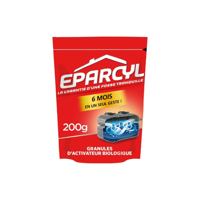EPARCYL - Entretien fosse septique - Odeurs et Engorgement Granules - Sachet 200 G Sonico.fr