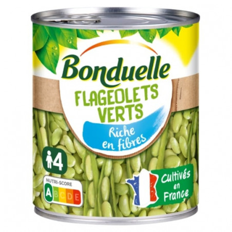 BONDUELLE - Flageolets Verts Extra-Fins - boite de 530 g Sonico.fr