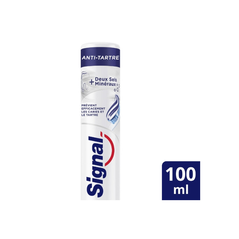 SIGNAL - Dentifrice Anti-Tartre Doseur - tube de 100 ml Sonico.fr