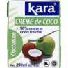 KARA - Crème de coco - brique de 200 ml Sonico.fr
