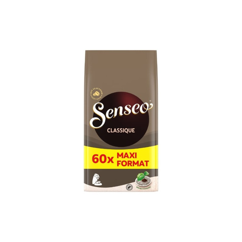 SENSEO - Classique Café Compatibles Senseo - paquet de 60 dosettes - 416 g Sonico.fr